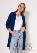 Sweter Kardigan Model PA019 Cobalt - MKM