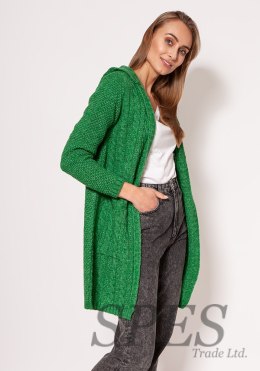 Sweter Kardigan Model PA019 Green - MKM