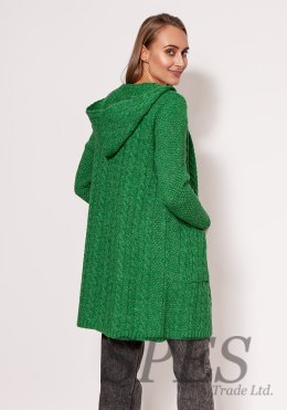 Sweter Kardigan Model PA019 Green - MKM