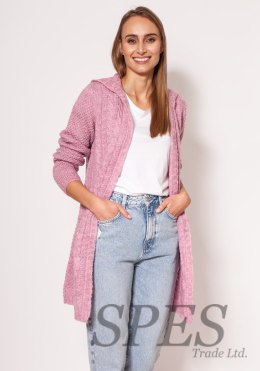 Sweter Kardigan Model PA019 Pink - MKM