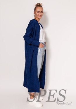 Sweter Kardigan Model PA020 Cobalt - MKM