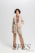 Sweter Kardigan Model SWE334 Beige - MKM