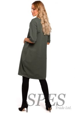 Sukienka Model MOE451 Military Green - Moe