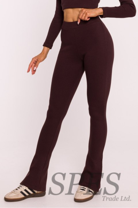 Legginsy Model MOE816 Brown - Moe