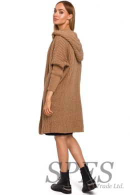 Sweter Kardigan Model MOE475 Camel - Moe