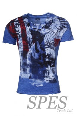 Tshirt Męski Model 17172 Blue - YourNewStyle