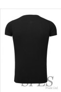 Tshirt Męski Model 17180 Black - YourNewStyle