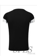 Tshirt Męski Model 17181 Black - YourNewStyle