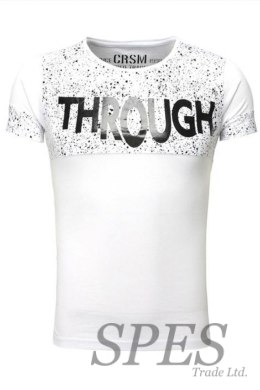 Tshirt Męski Model 17182 White - YourNewStyle