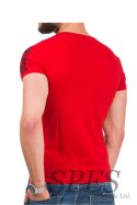 Tshirt Męski Model 17189 Red - YourNewStyle