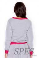 Bluza Damska Model K276 Grey/Pink - Katrus