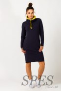 Sukienka model Kaja Navy/Yellow - Tessita