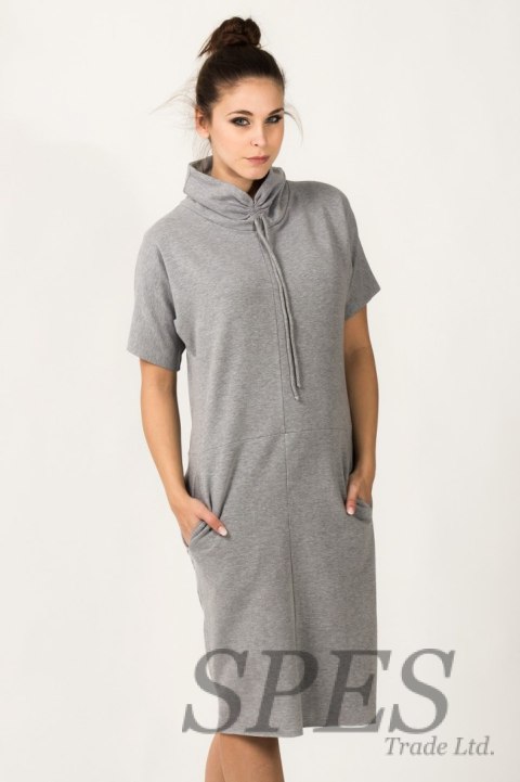 Sukienka Model Irmina 2 Light Grey - Tessita