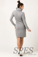 Sukienka Model Kaja 10 Light Grey/Dark Grey - Tessita