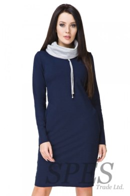 Sukienka model Kaja2 Navy/Light Gray - Tessita