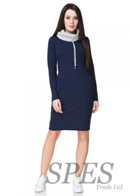 Sukienka model Kaja2 Navy/Light Gray - Tessita