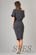 Sukienka Model Aleksandra 9 Dark Grey - Tessita