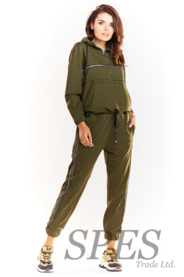 Spodnie Dresowe Model M231 Khaki - Infinite You