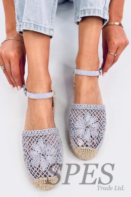 Sandałki ażurowe espadryle PREMAT PURPLE - Inello