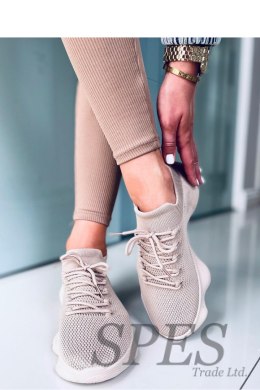 Skarpetkowe buty sportowe DESIRE KHAKI - Inello