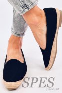 Baleriny espadryle damskie BALLOT BLACK - Inello