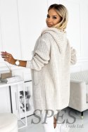 Sweter Kardigan Model 488-1 Beige - Numoco