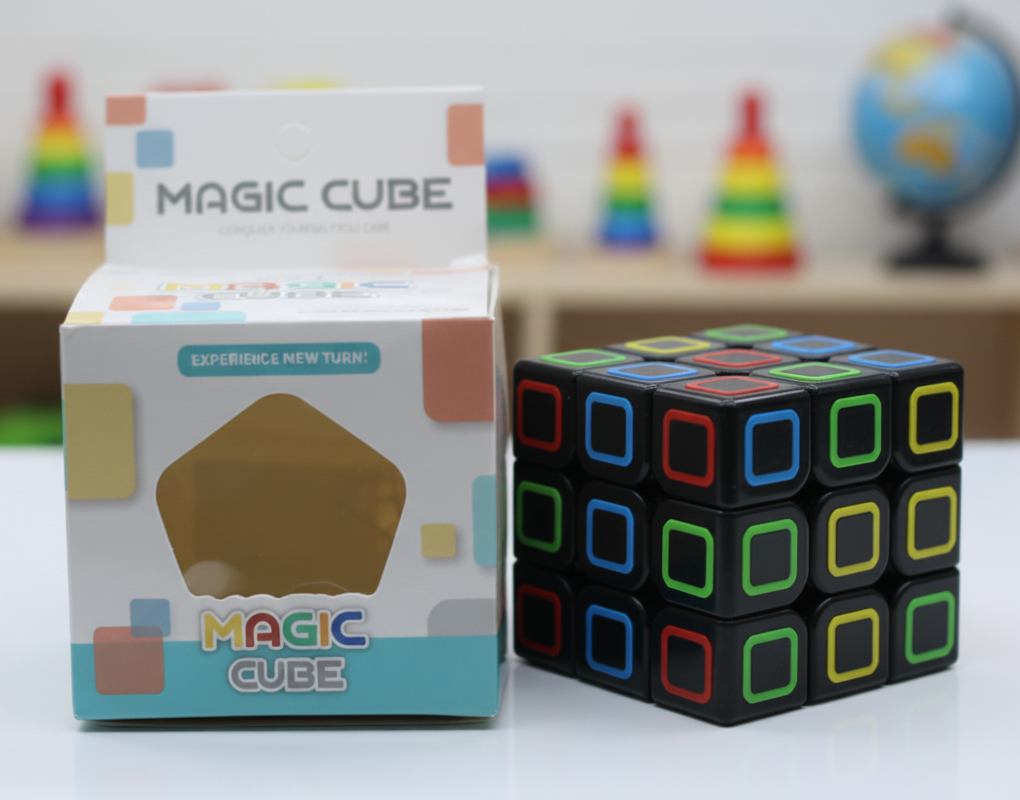 Cubo Rubik Black Edition – Velocidad y Precisión Mental