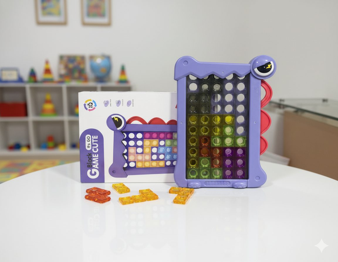 Juego de Ensamble con Fichas Brillantes – “Planifica, construye y estimula su concentración”