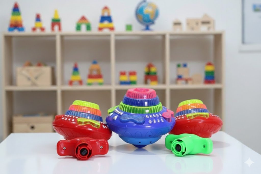 Trompo Giroscopio con luz y sonido