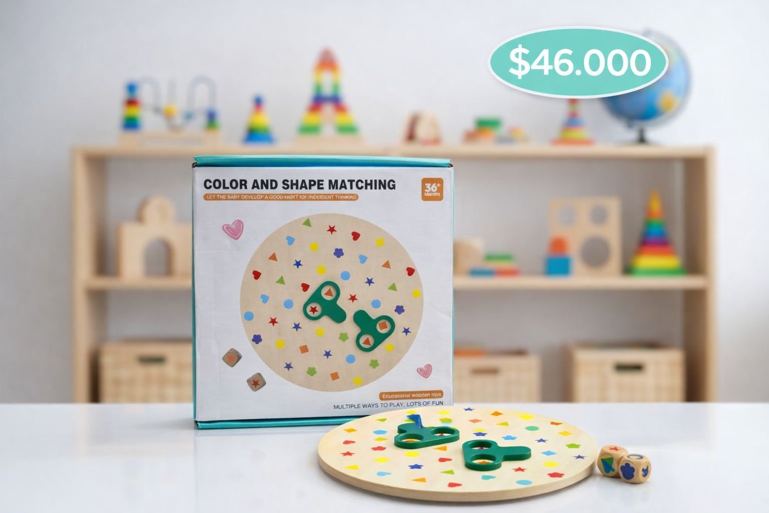 Reto de Colores y Formas – Juego de Asociación y Concentración