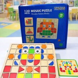 🧠✨ Mosaic Puzzle de 120 piezas – Estimulación completa a través del juego