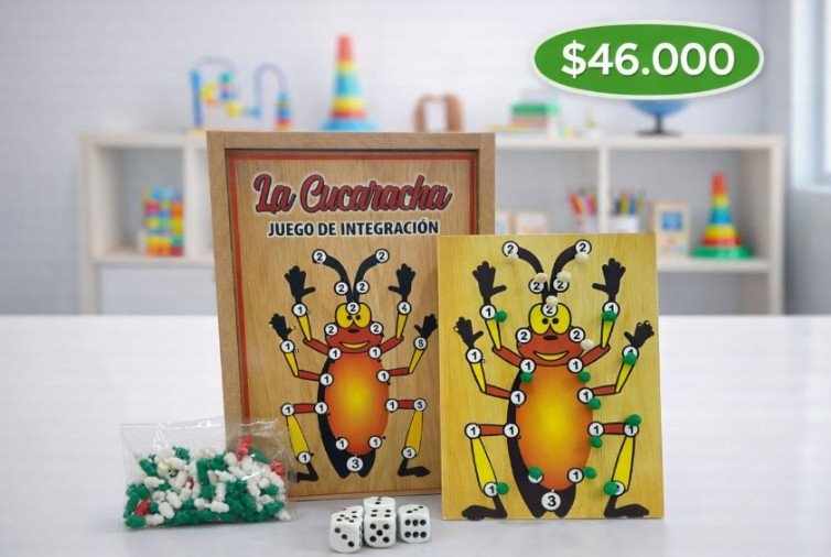 🧠✨ La Cucaracha – Juego de integración cognitiva y motriz