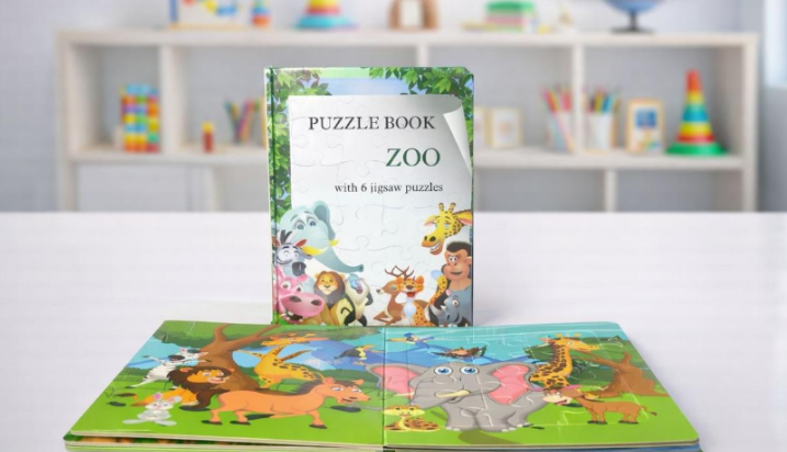 📖🧠 Puzzle Book Zoo (Libro Rompecabezas)